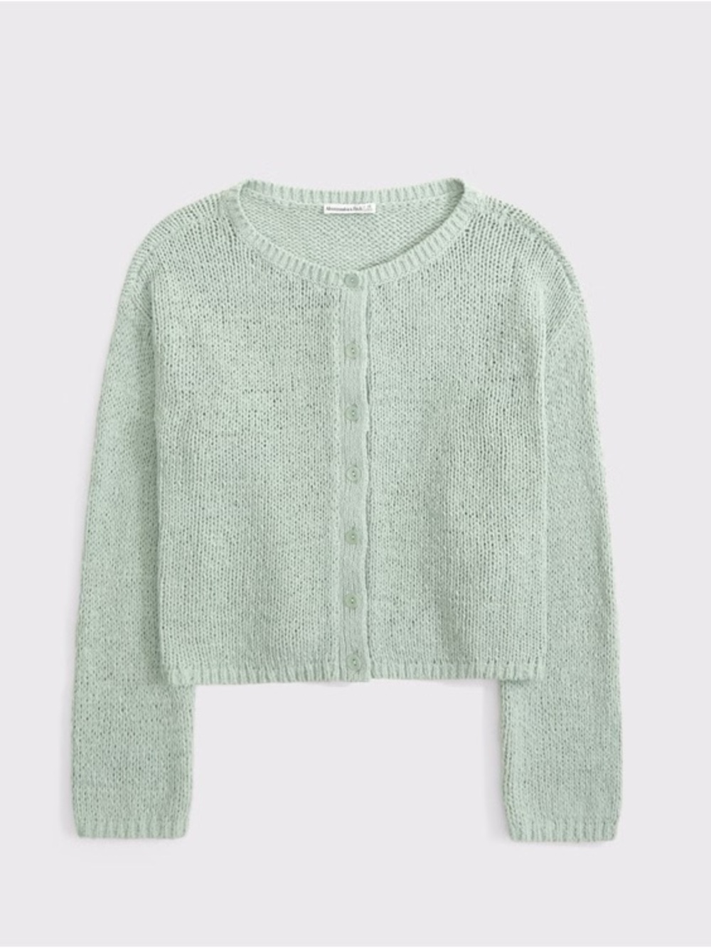 Abercrombie & Fitch Open-Stitch Textural Crew Cardigan NWOT